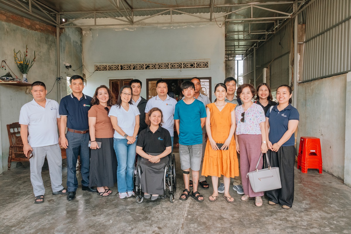 U.S. Embassy and NACCET delegation visits inclusion 2B project implementation sites
